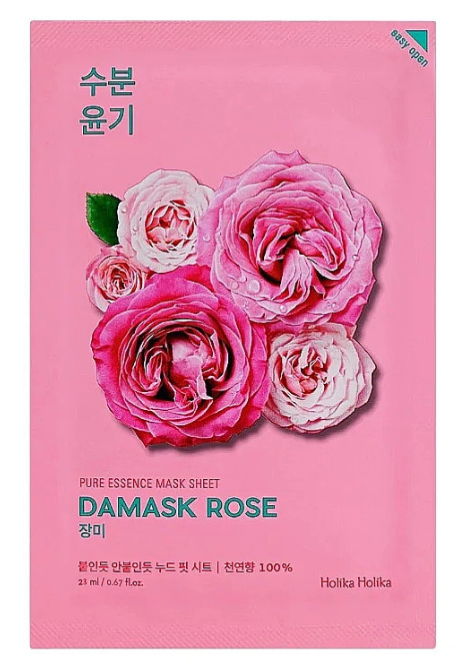 Holika Holika Maschera in Tessuto all'olio di Rosa Damascena Illuminante Idratante 23 ml